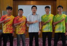 Bupati Bengkulu Utara Arie Septia Adinata . SE. M.Ap Lepas Atlet ke Kejuaraan Nasional Atletik di Jakarta
