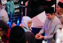 Bupati BU Arie Septia Adinata. SE., M.Ap.Sambut Kepulangan Jemaah Haji 2026