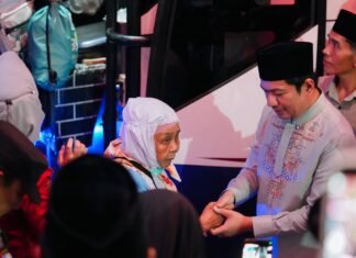 Bupati BU Arie Septia Adinata. SE., M.Ap.Sambut Kepulangan Jemaah Haji 2026