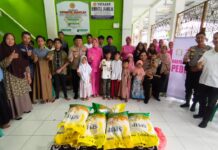 Sambut Hari Bhayangkara ke-80, Polres Bengkulu Utara Salurkan Bansos Sembako ke Panti Asuhan