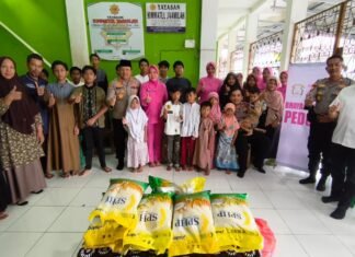 Sambut Hari Bhayangkara ke-80, Polres Bengkulu Utara Salurkan Bansos Sembako ke Panti Asuhan