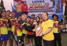 Sukses Digelar, Polsek Padang Jaya Sabet Juara I Turnamen Voli Kapolres Bengkulu Utara Cup 2026