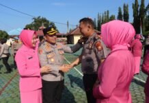 Kapolres Bengkulu Utara Pimpin Upacara Kenaikan Pangkat, Tekankan Profesionalisme dan Integritas