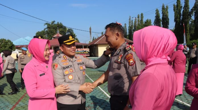 Kapolres Bengkulu Utara Pimpin Upacara Kenaikan Pangkat, Tekankan Profesionalisme dan Integritas