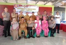 Dalam Rangka Memperingati Hari Bayangkara KE-80, Polres BU Gelar Bakti Kesehatan Di Desa Marga Sakti