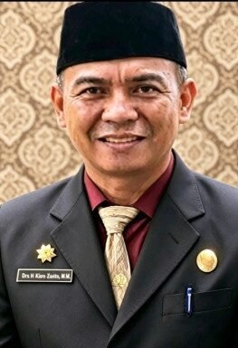 Drs. H. Kisro Zanito, M.M. Resmi Nakhodai Dinas Koperasi dan UKM Setelah dilantik oleh Wakil bupati BU