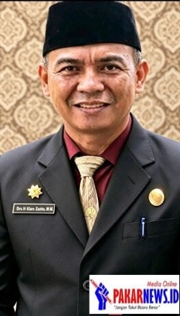 Drs. H. Kisro Zanito, M.M. Resmi Nakhodai Dinas Koperasi dan UKM Setelah dilantik oleh Wakil bupati BU