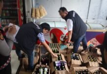 HUT Kabupaten Bengkulu Utara KE-67, Polres Amankan 558 Botol Miras