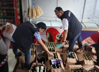 HUT Kabupaten Bengkulu Utara KE-67, Polres Amankan 558 Botol Miras