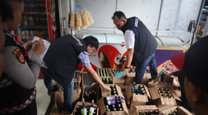 HUT Kabupaten Bengkulu Utara KE-67, Polres Amankan 558 Botol Miras