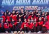 Bupati Arie Septia Adinata,S.E., M.Ap Membuka Turnamen Voli Putri Bina Muda Abadi Cup Karang Taruna Bukit Makmur