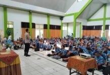 Bekali Siswa Baru, Polres Bengkulu Utara Turun Langsung Berikan Edukasi Bahaya Kenakalan Remaja