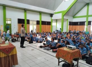 Bekali Siswa Baru, Polres Bengkulu Utara Turun Langsung Berikan Edukasi Bahaya Kenakalan Remaja
