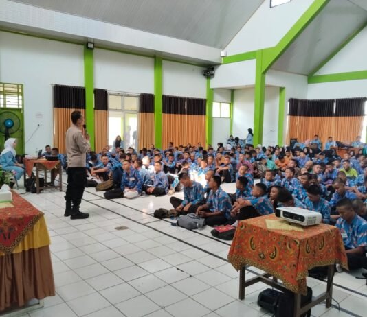 Bekali Siswa Baru, Polres Bengkulu Utara Turun Langsung Berikan Edukasi Bahaya Kenakalan Remaja