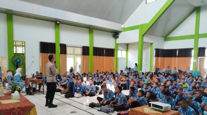 Bekali Siswa Baru, Polres Bengkulu Utara Turun Langsung Berikan Edukasi Bahaya Kenakalan Remaja