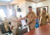 Serah Terima Jabatan Kepala dinas Perkebunan Bengkulu Utara Madeslianto, MS, S.Sos., M.A.P
