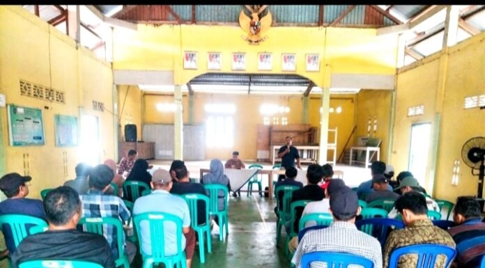 Pemdes Giri Mulya Bersama BPD Desa Gelar Rapat penyampaian Hasil Musdus Guna Menjaring Aspirasi Masyarakat