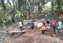 Percepatan Pembangunan Jembatan Gantung Perintis Garuda Terus Dioptimalkan
