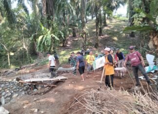 Percepatan Pembangunan Jembatan Gantung Perintis Garuda Terus Dioptimalkan