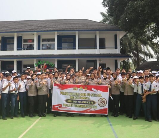 Hari Jadi ke-78, Polres Bengkulu Utara Serentak Sambangi Sekolah Edukasi Bahaya Geng Motor hingga Bullying
