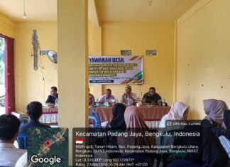 Koramil 423-03/Lais Hadiri Penetapan RKPDes 2027 dan Musrenbangdes 2028 Desa Tanah Hitam
