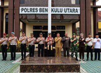 Kunjungan Kerja Kapolda Bengkulu ke Polres Bengkulu Utara, Tekankan Sinergitas dan Pelayanan Humanis