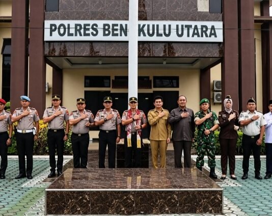 Kunjungan Kerja Kapolda Bengkulu ke Polres Bengkulu Utara, Tekankan Sinergitas dan Pelayanan Humanis
