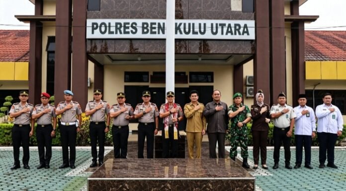 Kunjungan Kerja Kapolda Bengkulu ke Polres Bengkulu Utara, Tekankan Sinergitas dan Pelayanan Humanis