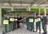 Dalam Rangka HUT TNI KE-81, KODIM 0423/BU Gelar Anjangsana Dan Bakti Sosial Ke Panti Asuhan Amanah