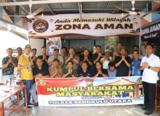 Perkuat Sinergi dan Transparansi Informasi, Kapolres Bengkulu Utara Gelar Kegiatan Kumpul Bersama Insan Pers